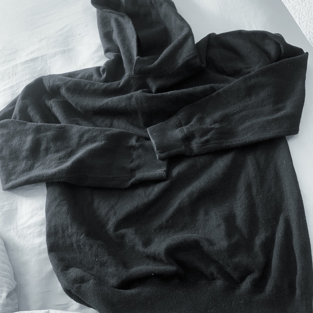 Vince black cotton sweater